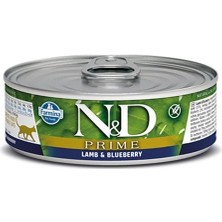N&d Prime Kuzu Etli ve Yaban Mersinli Konserve Kedi Maması 70 gr