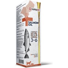 Supravet Salmon Oil Deri Tüy ve   Açıcı Kedi ve Köpek Somon Yağı 200 ml