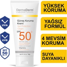 Dermaderm Spf 50+ Yüz ve Vücut Güneş Koruma Kremi 100ML.