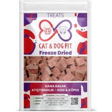 Cat & Dog Fit Freeze-Dry Dana Dalak Kedi Köpek %100 Doğal Katkısız Ödül Maması