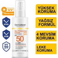 Dermaderm Leke Karşıtı Spf 50+ Yüz ve Vücut Güneş Kremi 100ML