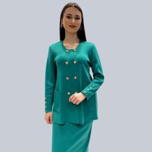 Mydonose Butik Dalida-Yuvarlak Yaka Düğme Detaylı Hırka