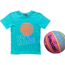 Little Tortoise Erkek Çocuk Nba Basketboll Temalı T-Shirt