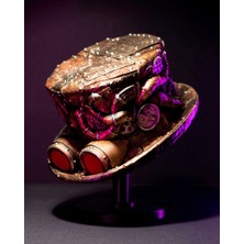 Turansoy Craft Mad Max Şapka Steampunk Cosplay Şapka Giyilebilir