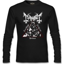 Lord T-Shirt Mayhem - From Chaos To Eternal Darkness Siyah Erkek Sweatshirt