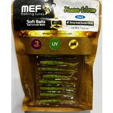 Mef Hunter Worm 5.5cm 10 Adet Lrf Silikonu
