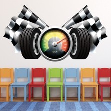 Jeronkarji Damalı Bayrak Dekoratif Duvar Sticker Çıkartma Bebek Çocuk Odası