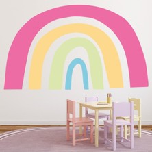 Jeronkarji Çocuk Kreş Gökkuşağı Dekoratif Duvar Sticker Çıkartması Bebek Çocuk Odası