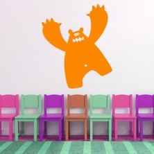 Jeronkarji Canavar Ayı Cadılar Bayramı Dekoratif Duvar Sticker Çıkartması Bebek Çocuk Odası