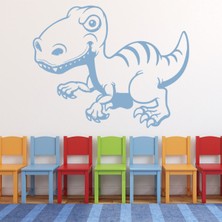 Jeronkarji Bebek T-Rex Çocuk Dinozor Dekoratif Duvar Sticker Çıkartması Bebek Çocuk Odası