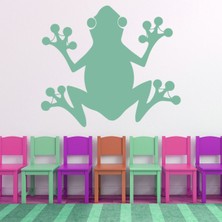 Jeronkarji Kurbağa Sürüngen Hayvanlar Dekoratif Duvar Sticker Çıkartması Yatak Çocuk Odası