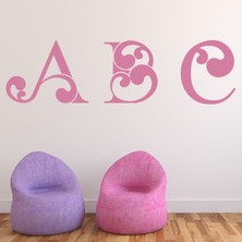 Jeronkarji Abc Alfabe Kreş Dekoratif Duvar Sticker Çıkartma Mutfak Ofis Yatak Odası