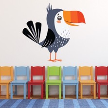 Jeronkarji Tukan Kreş Dekoratif Duvar Sticker Çıkartma Bebek Çocuk Odası