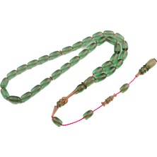 Burhan sağlam Burhan sağlam Özel Seri Halkalı İmame Kapsül Kesim 12x7 mm Ateş Kehribar Sistem Püsküllü Tesbih