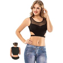 Mbb E-Ticaret Kota 4 Adet Siyah Tül Modelli Büstiyer 6227