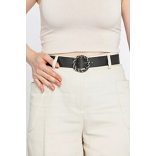 Julude Siyah Tokalı Kadın Kemer P-00011311