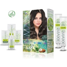 Maxx Deluxe Natural Beauty Amonyaksız Saç Boyası 7.1 Küllü Kumral