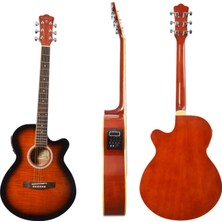 Raymond Gitar Akustik Sahne Gitarı XAC45EQ4BS