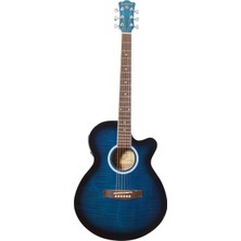 Raymond Gitar Akustik Sahne Gitarı XAC45EQ4BLS