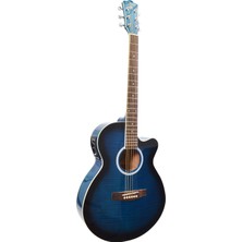 Raymond Gitar Akustik Sahne Gitarı XAC45EQ4BLS