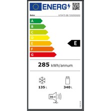 Beko 670475 Eb E Enerji Sınıfı 475 Litre No Frost Buzdolabı