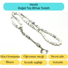 Yıldız Doğal Taş Sertifikalı Havlit  6mm 99LUK Doğal Taş Tesbih