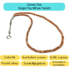 Yıldız Doğal Taş Sertifikalı Güneş Taşı 6mm 99LUK Doğal Taş Tesbih