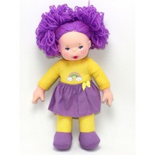 Toyfest Rengarenk Sevim Bez Bebek 30 cm