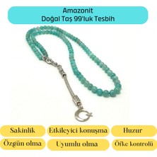 Yıldız Doğal Taş Sertifikalı Amazonit 6mm 99LUK Doğal Taş Tesbih