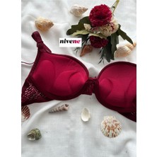 Nivene Çift Destekli Double Ultra Destekli Push Up Sütyen Çift Dolgulu Ultra Yumuşak Sütyen