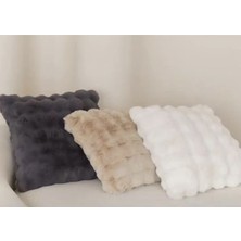 Baladi Home Kalın Tavşan Yastık Kılıf Peluş ( 1 Adet) Ölçüm 41 x 41 cm  Ürün Tavşan Tek Taraf