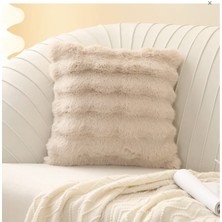 Baladi Home Kalın Tavşan Yastık Kılıf Peluş ( 1 Adet) Ölçüm 41 x 41 cm  Ürün Tavşan Tek Taraf