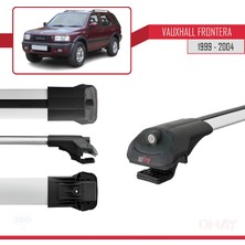 RE&AR Tuning Vauxhall Frontera 1999-2004 Arası ile Uyumlu Ace-1 Ara Atkı Tavan Barı Gri 3 Adet