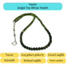 Yıldız Doğal Taş Sertifikalı Yeşim 6mm 99LUK Doğal Taş Tesbih