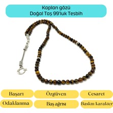 Yıldız Doğal Taş Sertifikalı Kaplan Gözü 6mm 99LUK Doğal Taş Tesbih