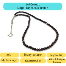 Yıldız Doğal Taş Sertifikalı Granat Lal 6mm 99LUK Doğal Taş Tesbih