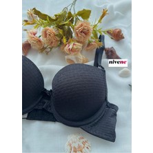 Nivene Çift Destekli Double Ultra Destekli Push Up Sütyen Çift Dolgulu Ultra Yumuşak Sütyen