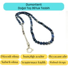 Yıldız Doğal Taş Sertifikalı Dumortierit  6mm 99LUK Doğal Taş Tesbih