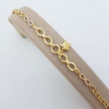 By Burak Gold Yıldız Sallantılı Bileklik – BLK0621