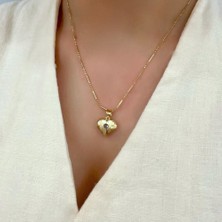 By Burak Gold Üç Boyutlu Kalp Kolye Ucu – KLU0464