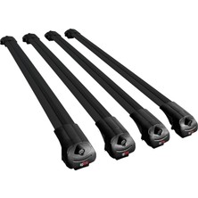 RE&AR Tuning Citroen Nemo 2007 ve Sonrası ile Uyumlu Ace-1 Ara Atkı Tavan Barı Siyah 4 Adet