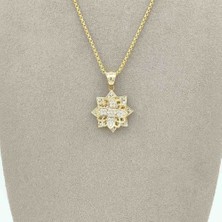 By Burak Gold Lotus Yaşam Çiçeği Kolye Ucu – KLU0428