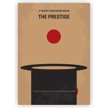 Zinbooz The Prestige Prestij Ahşap Poster 20 x 29 cm