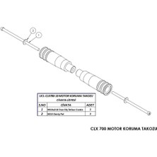 Motoloq Cf Moto Cl-X 700 Sport Motor Koruma Takozu