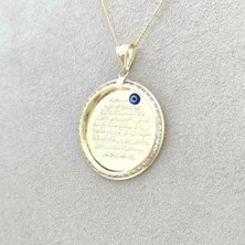 By Burak Gold Dualı Plaka Kolye Ucu – KLU0413