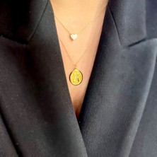 By Burak Gold Harf Kolye Ucu – KLU0247