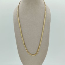 By Burak Gold Balıksırtı Zincir Orta Kalınlık – 45 cm