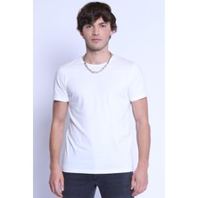 Twister Jeans Ets 1828 Düz Renk Bisiklet Yaka Erkek T-Shirt