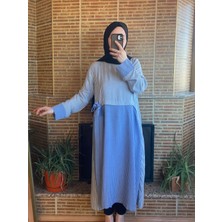 Balamony Loreen Fashion Marka Mavi Çizgili Tunik