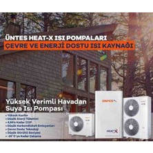 Untes HEAT-X UHW-090UCSDP 9 KW A+++ 10000 Isı Pompası